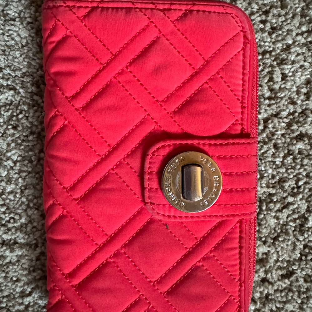 Vera Bradley Quilted Red Wallet